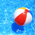 Wasserball im Pool