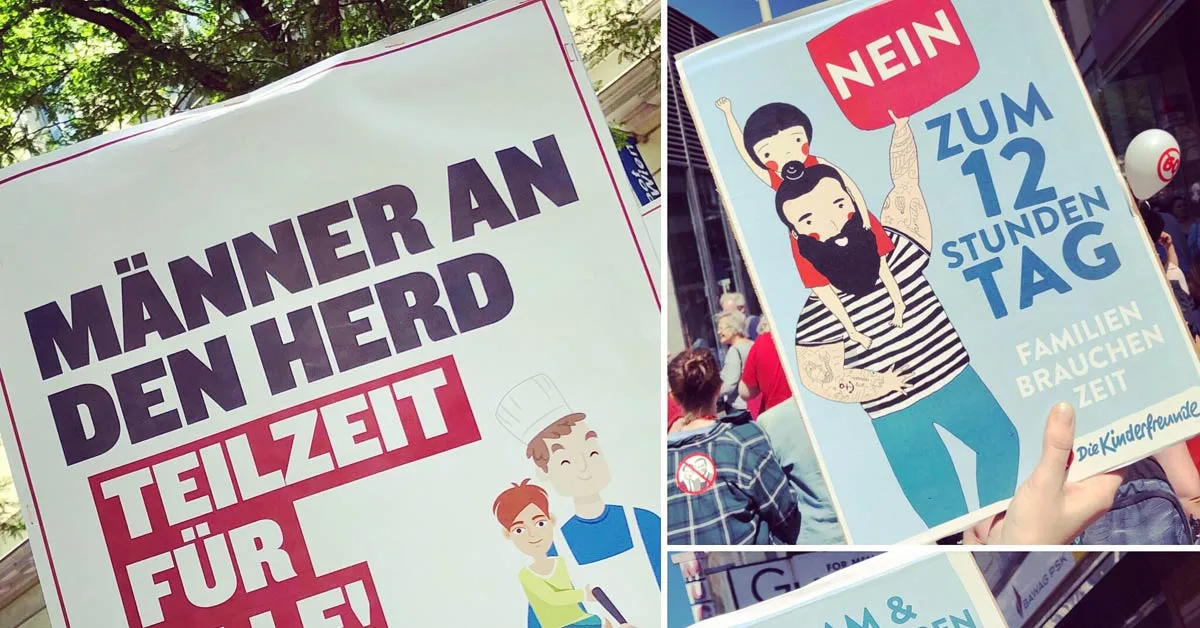 Impressionen von der Demonstration