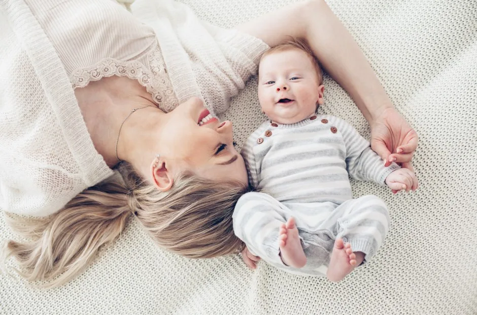 Mutter mit Baby