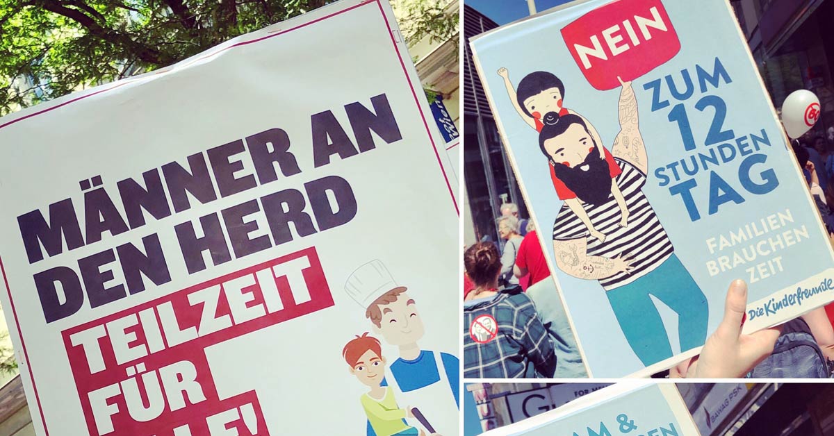 Impressionen von der Demonstration