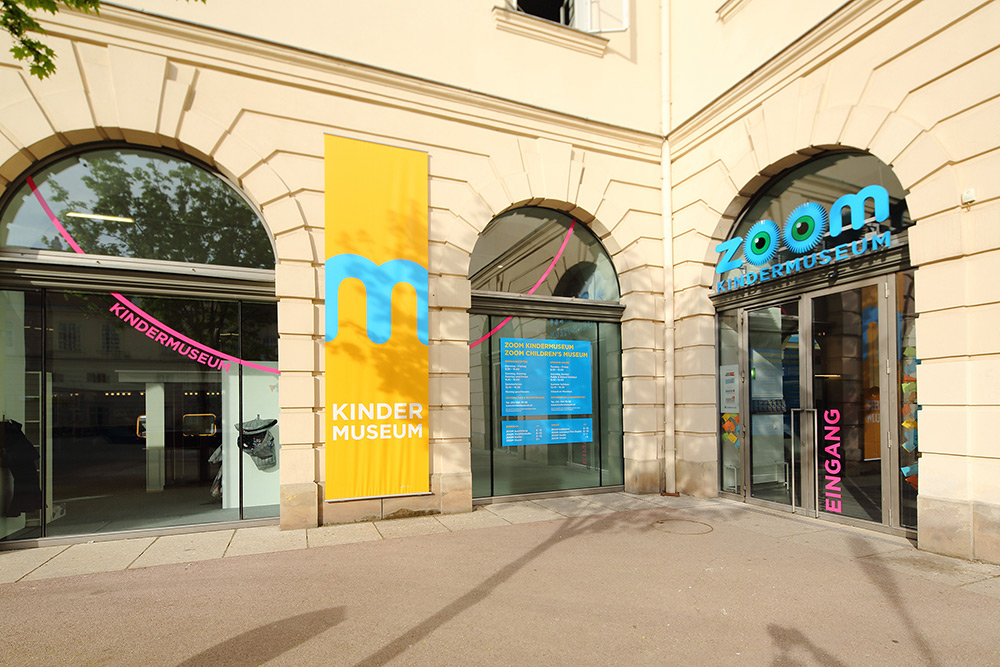 ZOOM Museum Außenansicht Museumsquartier