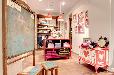Babyshops - Blick in eine Boutique